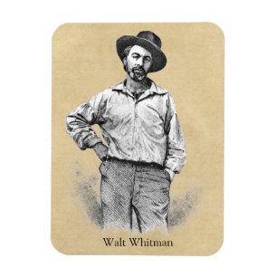 Magnet Flexible Feuille de Walt Whitman d'herbe