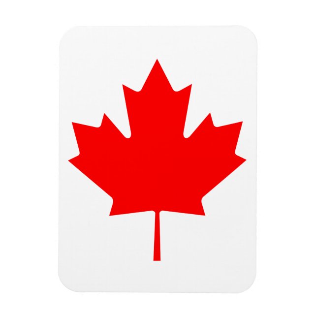 Magnet Flexible Feuille d'érable du Canada (Vertical)