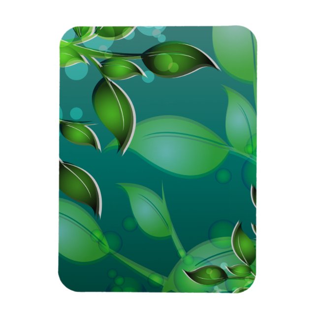 Magnet Flexible Feuilles de jardin frais (Vertical)