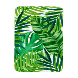 Magnet Flexible Feuilles tropicaux verts