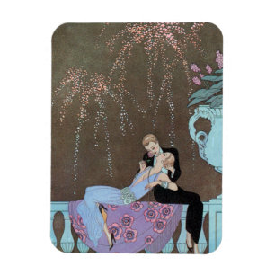Magnet Flexible Feux d'artifice Art Déco vintage Le Feu, George Ba