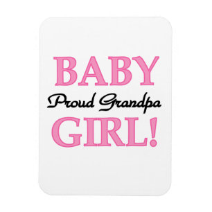Magnet Flexible Fier Grand-Père Bébé Cadeaux Fille