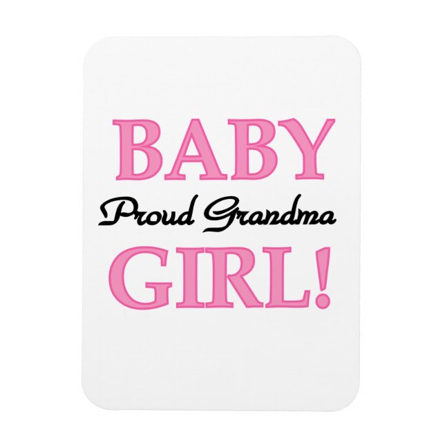 Magnet Flexible Fière grand-mère Baby Girl Cadfts (Vertical)