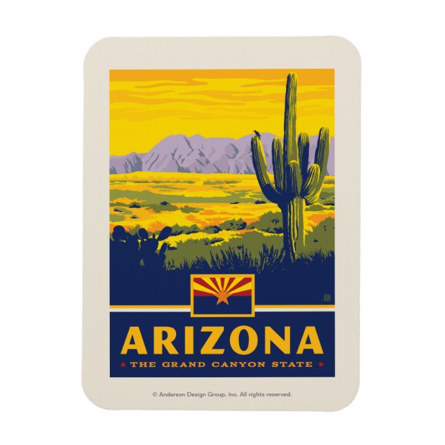 Magnet Flexible Fierté de l'État | Arizona (Vertical)