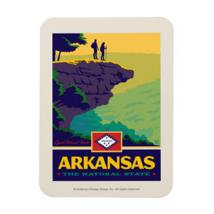 Magnet Flexible Fierté de l'État   Arkansas