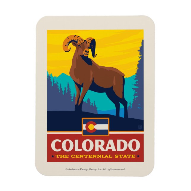 Magnet Flexible Fierté de l'État | Colorado (Vertical)