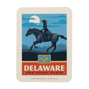 Magnet Flexible Fierté de l'État   Delaware 2