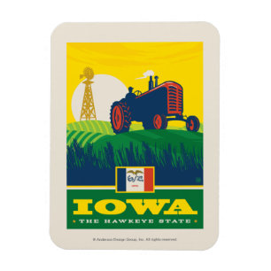Magnet Flexible Fierté de l'État   Iowa