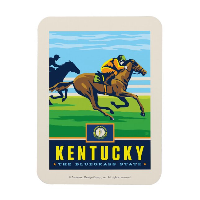 Magnet Flexible Fierté de l'État | Kentucky (Vertical)