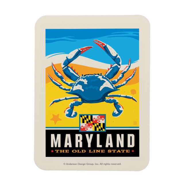 Magnet Flexible Fierté de l'État | Maryland (Vertical)