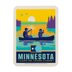 Magnet Flexible Fierté de l'État   Minnesota