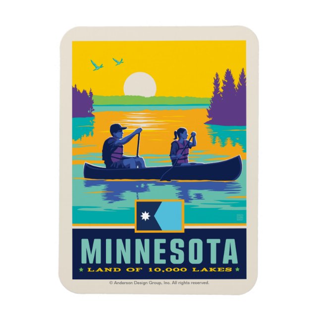 Magnet Flexible Fierté de l'État | Minnesota (Vertical)