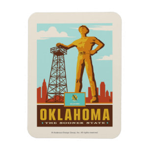 Magnet Flexible Fierté de l'État   Oklahoma