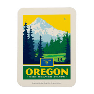 Magnet Flexible Fierté de l'État   Oregon