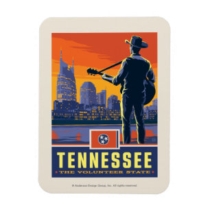 Magnet Flexible Fierté de l'État Tennessee