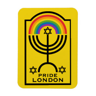 Magnet Flexible Fierté juive LGBTQ