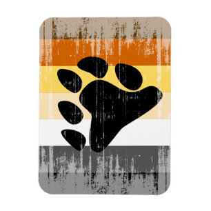 Magnet Flexible Fierté vintage d'ours