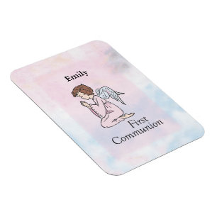 Magnet Flexible Fille, ange de première communion