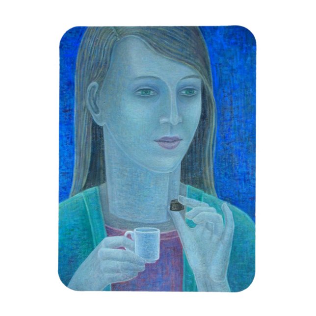 Magnet Flexible Fille au chocolat 2011 (Vertical)