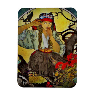 Magnet Flexible Fille avec le choeur de professeur de Raven
