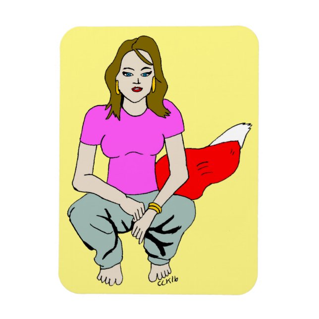 Magnet Flexible fille foy (Vertical)