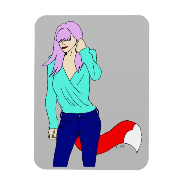 Magnet Flexible fille foy (Vertical)
