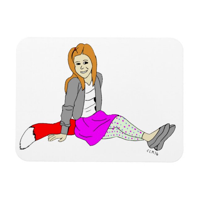 Magnet Flexible fille foy (Horizontal)