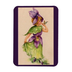 Magnet Flexible fille lilas