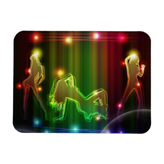 Magnet Flexible Filles de fête Moderne tendance Lumières de Nons (Horizontal)