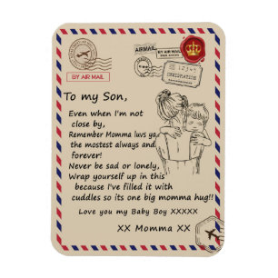 Magnet Flexible Fils d'amour   Lettre À Ma Fille Vous Aime Bébé Ga