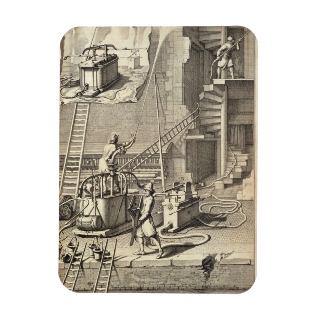 Magnet Flexible Firefighting Machinery, from a book on Firefightin (Vertical)