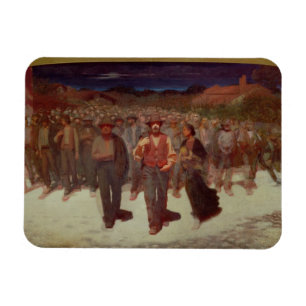 Magnet Flexible Fiumana (la marée humaine) 1895-96 (huile sur la