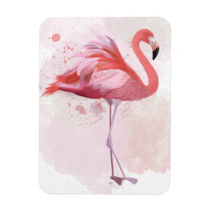 Magnet Flexible Flamant rose de bouffée