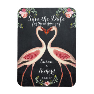 Magnet Flexible Flamant rose enregistrer le tableau de bord de la