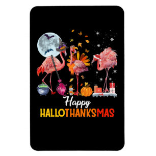 Magnet Flexible Flamant rose Flamant rose Thanksgiving Halloween N