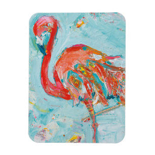 Magnet Flexible Flamant rose lumineux