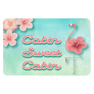 Magnet Flexible Flamant rose rose tropical Cabine de la cabine de 