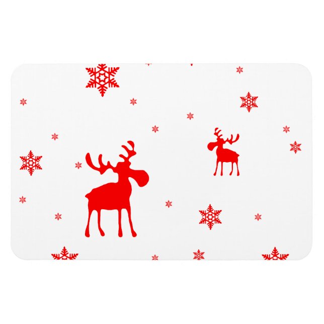 Magnet Flexible Flèches de neige simples et modernes (Horizontal)