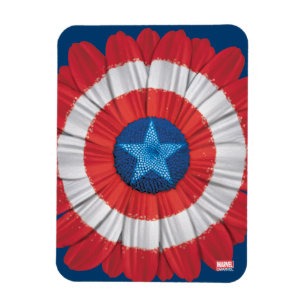 Magnet Flexible Fleur de marguerite de style bouclier de Captain A