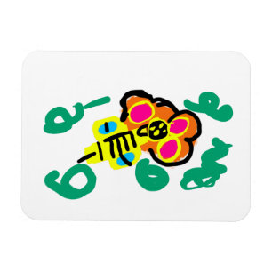 Magnet Flexible Fleur de miel d'abeille