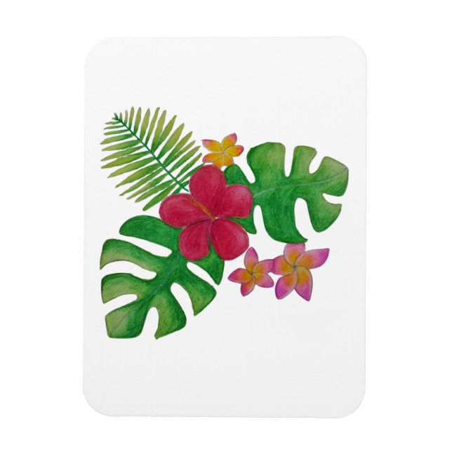 Magnet Flexible Fleur tropicale (Vertical)