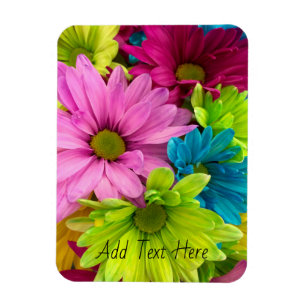 Magnet Flexible Fleur vive - Art floral coloré
