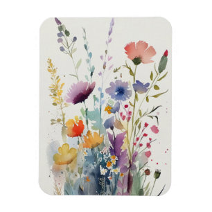 Magnet Flexible Fleurs aquarelles