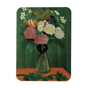 Magnet Flexible Fleurs avec du lierre par Henri Rousseau, Floral V