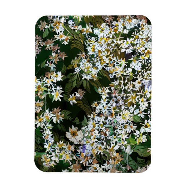 MAGNET FLEXIBLE FLEURS D'ASTER (Vertical)