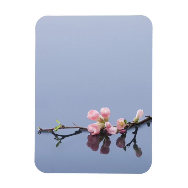 Magnet Flexible Fleurs de cerisiers sur l'eau (Vertical)