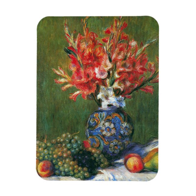 Magnet Flexible Fleurs et fruits de Pierre Renoir (Vertical)