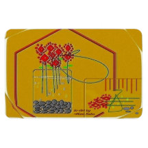 "Fleurs fraîches toujours faire ma journée" 4 x 6 