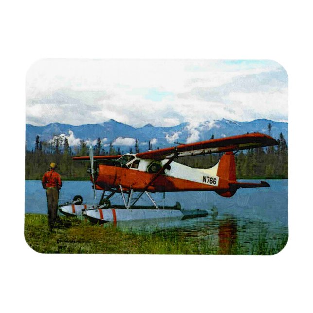 Magnet Flexible Floatplane De Havilland Beaver (Horizontal)