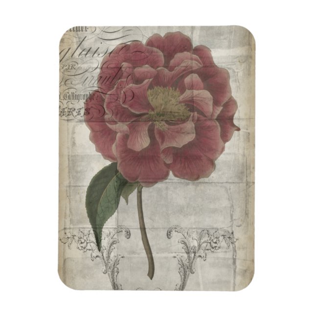 Magnet Flexible Floral français III (Vertical)